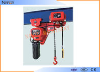 Light And Durable Harrington Chain Hoist 3m To 130m Length Water Proof Push Button