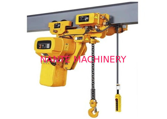 2 톤 3m 220v 낮은 헤드룸 전기 체인 호이스트